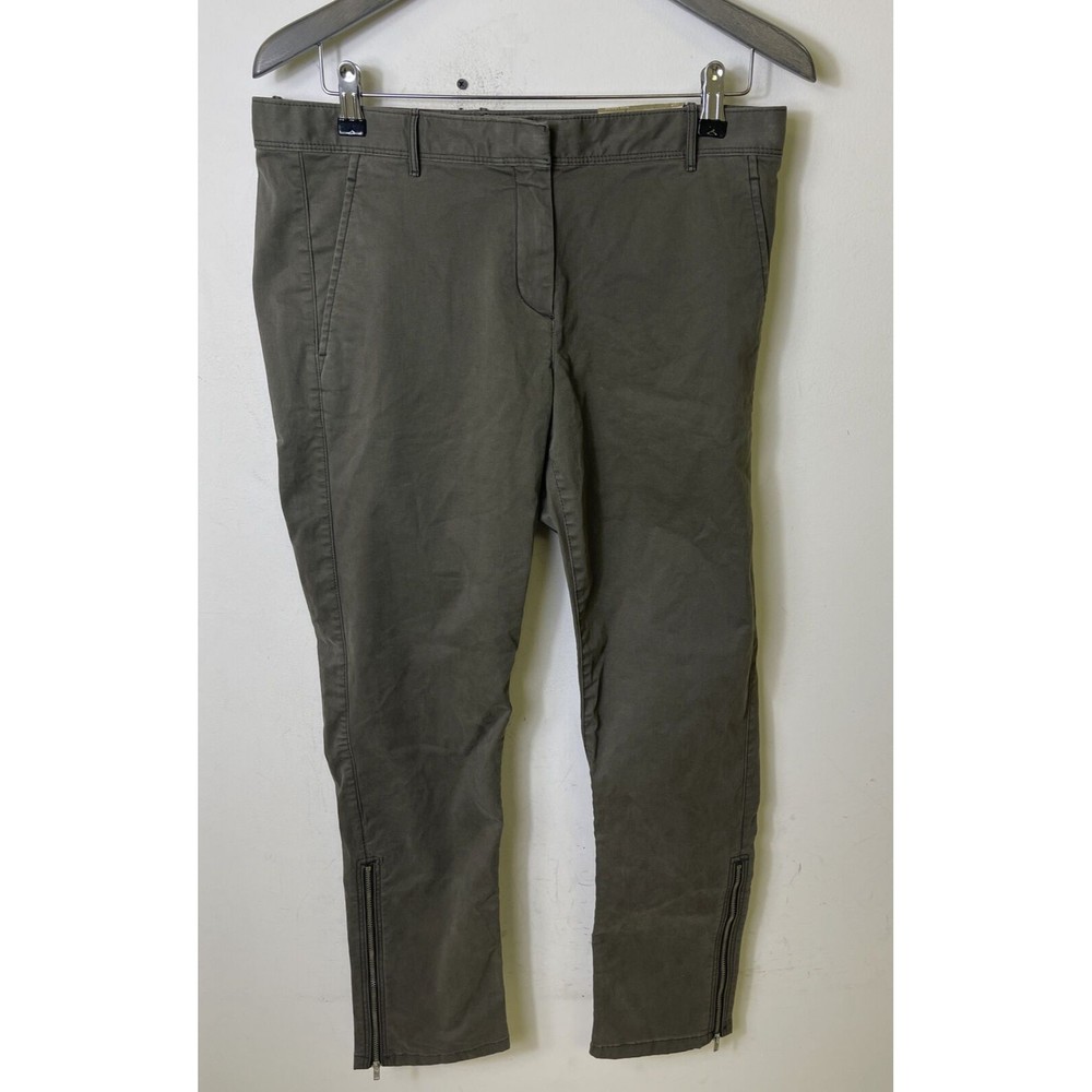 Gap Womens Jeans Sz 8 By Khakis Skinny Mini Brown Mid Rise Med Zip Ankle Pants